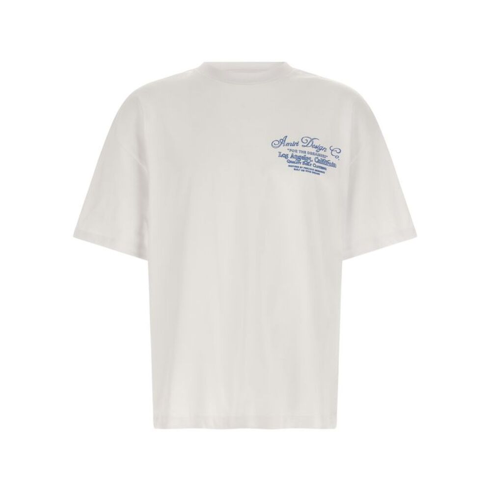 Amiri White Cotton Men's T-Shirt